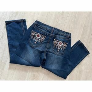 Embroidered Jeans